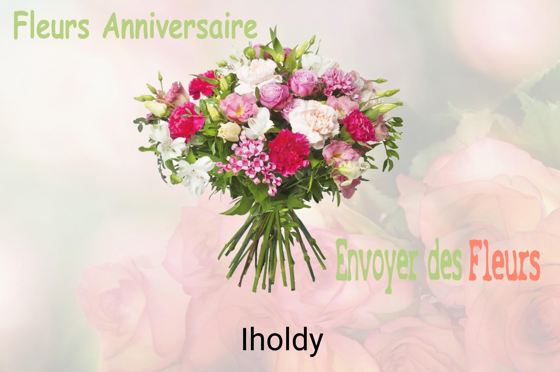 Bouquet de fleurs d’anniversaire livré à Iholdy